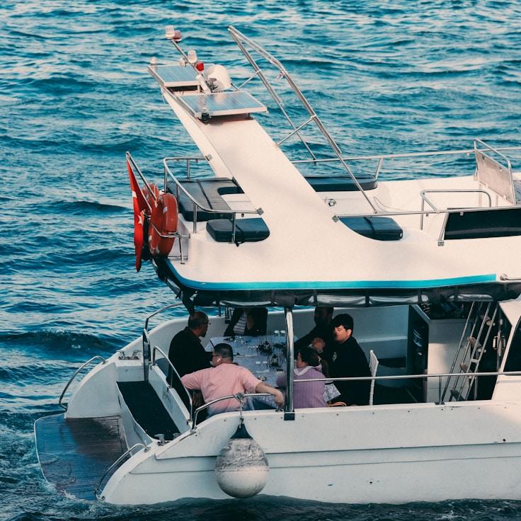 Corporate retreat on yacht